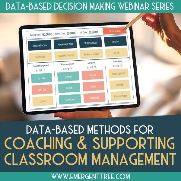Data for Coaching Classroom Management