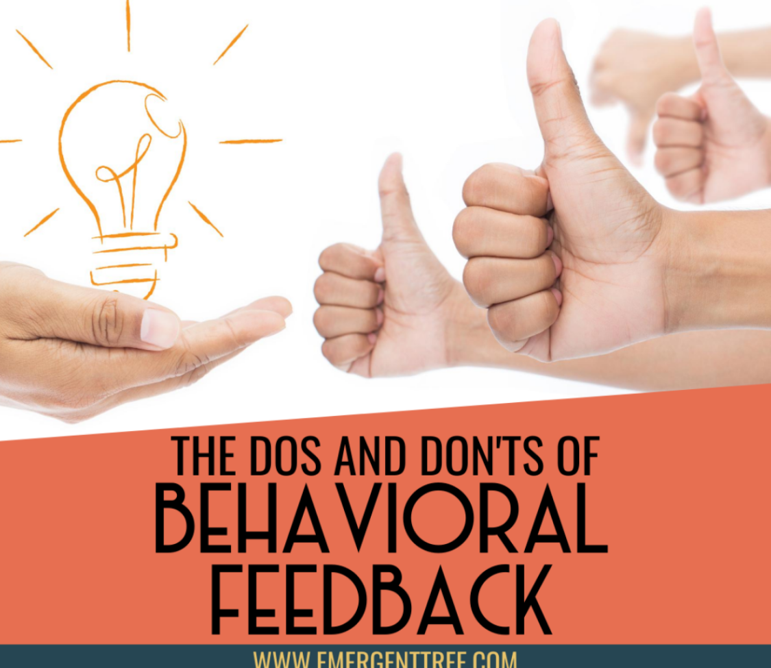 The Dos and Donts of Behavioral Feedback (2)